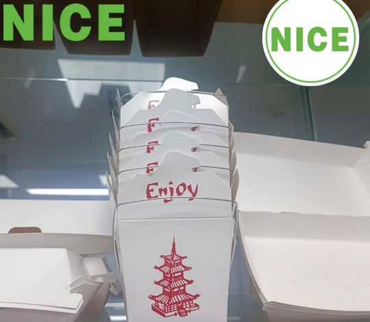 Hộp đựng khoai tây chiên, gà viên chiên