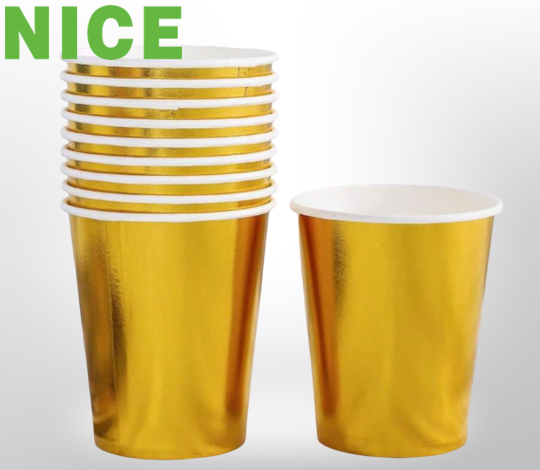 Ly 2 lớp giấy ánh kim đựng cà phê, đồ uống nóng