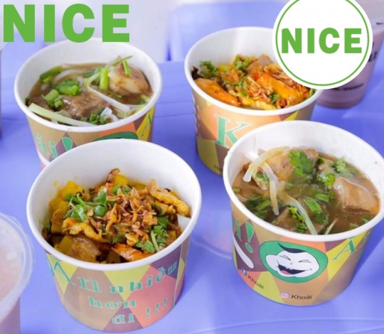 Tô giấy đựng đồ nóng