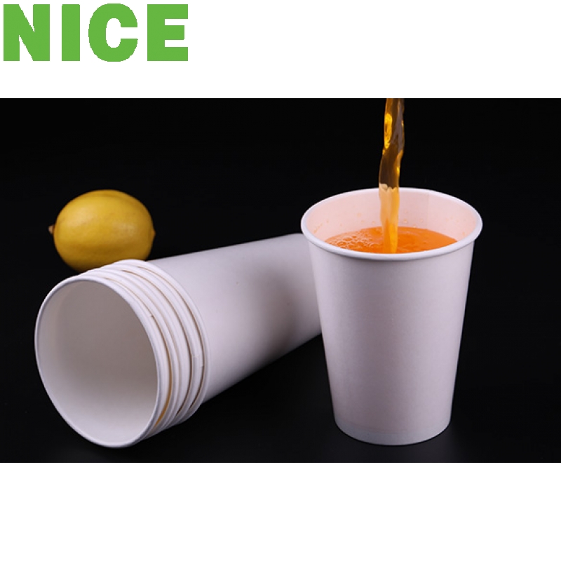Ly giấy 2 lớp PE chuyên dụng đựng thức uống nóng, lạnh