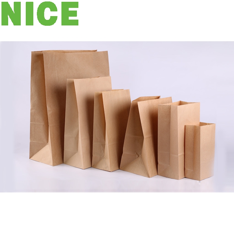 Túi giấy Kraft đáy bằng