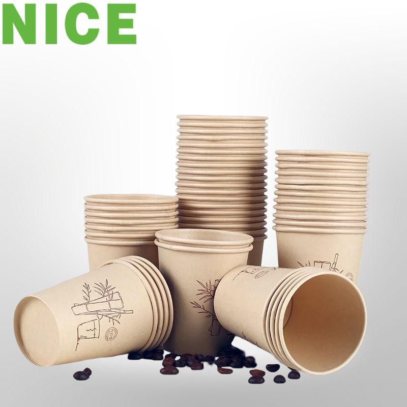 Ly 1 lớp giấy tre đựng cà phê, đồ uống nóng
