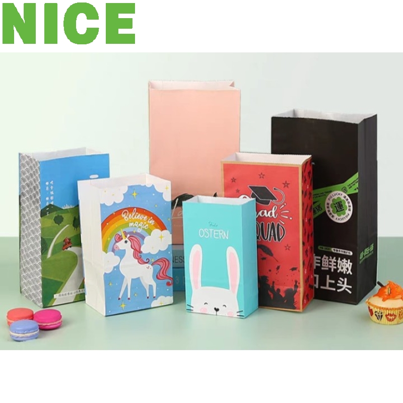 Túi giấy Kraft đáy bằng