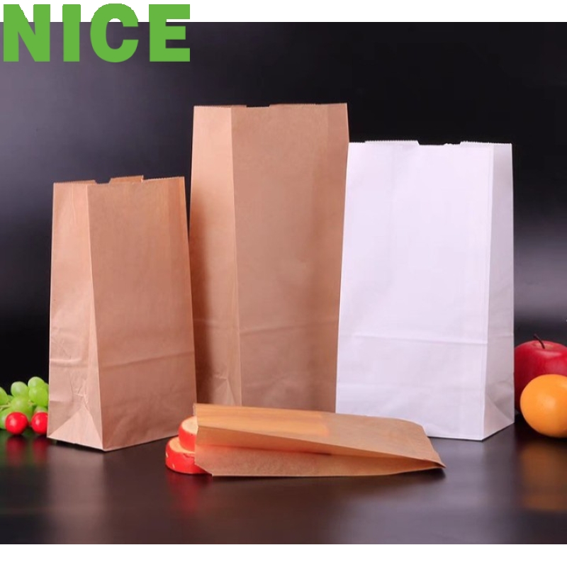 Túi giấy Kraft đáy bằng
