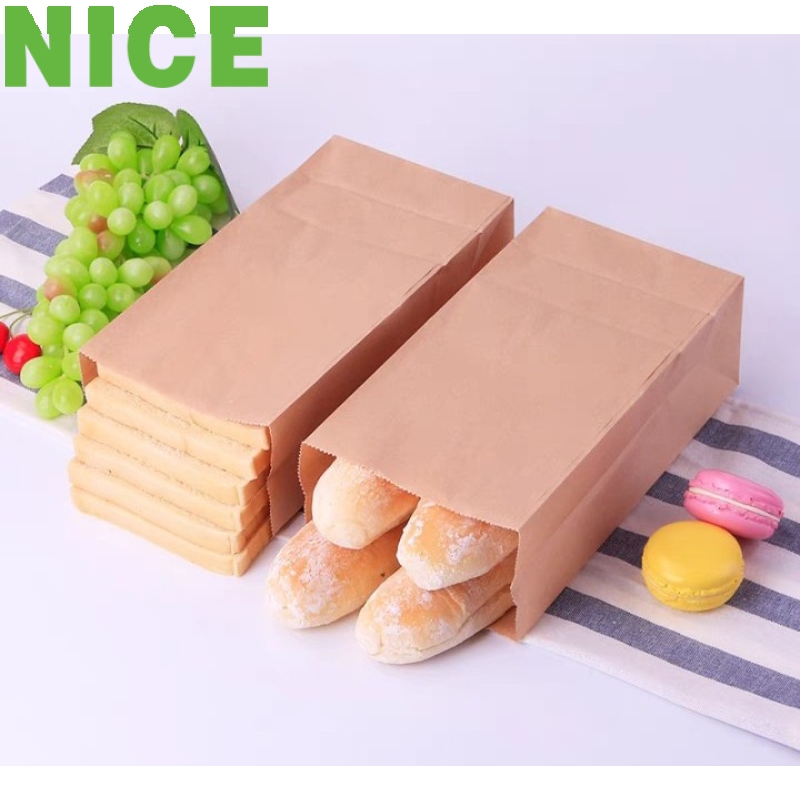 Túi giấy Kraft đáy bằng