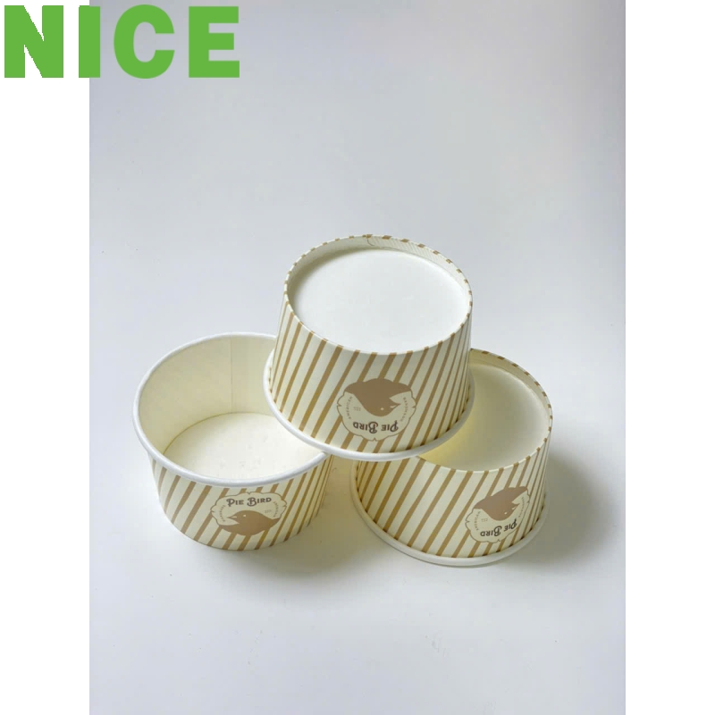 Tô giấy nắp cầu đựng kem