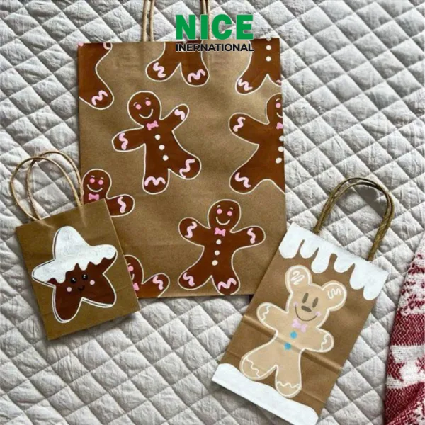 Túi giấy kraft có quai - Ảnh 3