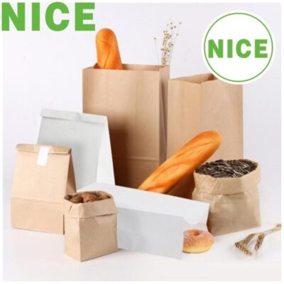 Túi giấy Kraft đáy bằng