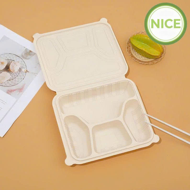 Khay bã mía nhiều ngăn Khay bã mía nhiều ngăn