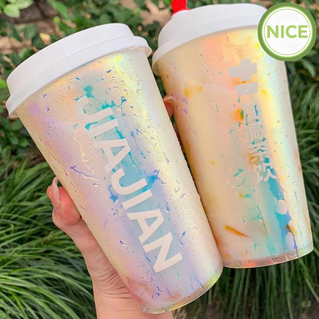 Ly nhựa cầu vồng Ly nhựa cầu vồng