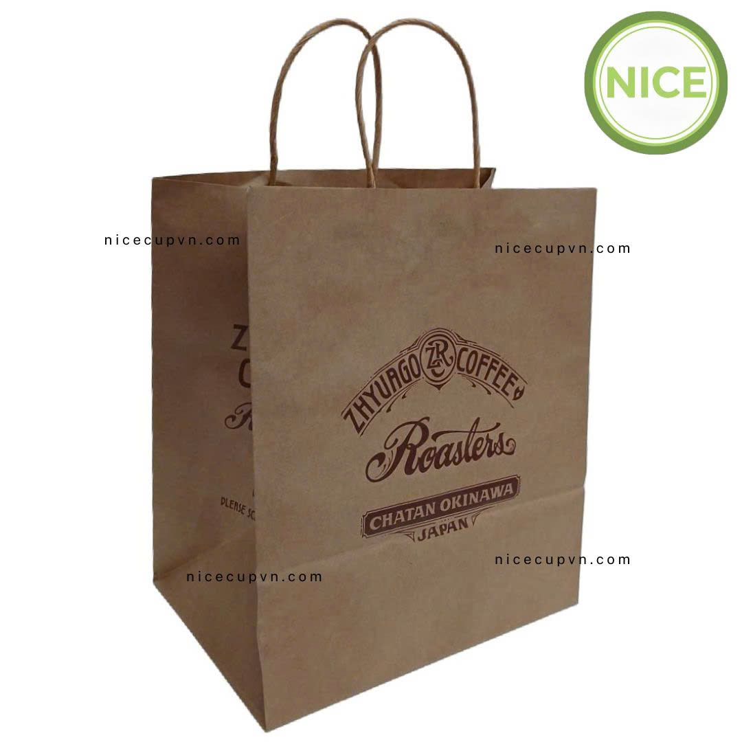 Túi giấy kraft có quai Túi giấy kraft có quai