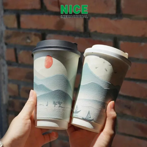 Ly giấy ép nhung