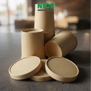 Alternative view of Tô giấy đựng canh nắp giấy