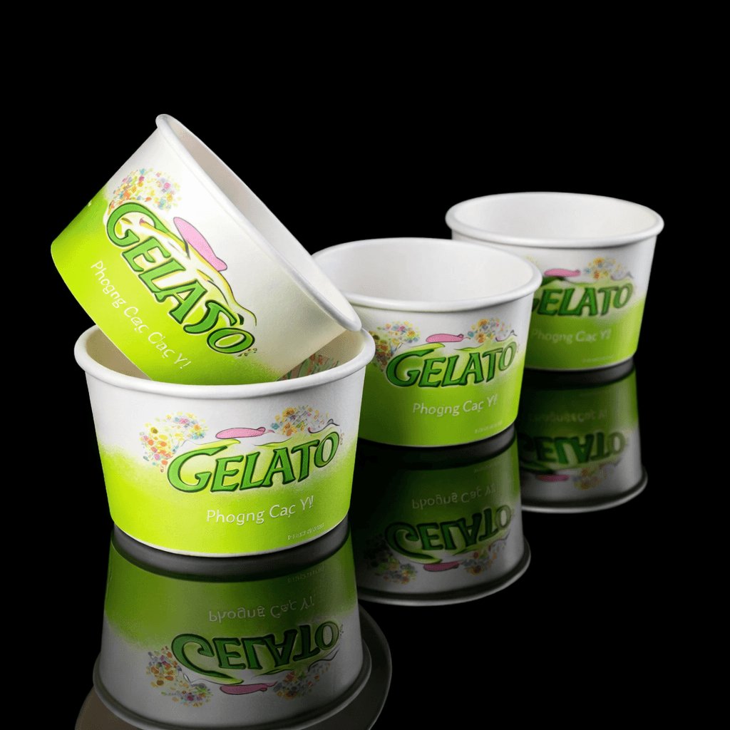 Tô giấy đựng kem