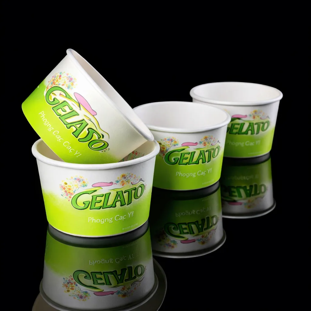 Tô giấy đựng kem