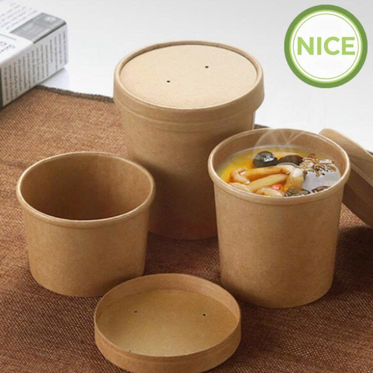 Tô đựng canh nắp giấy