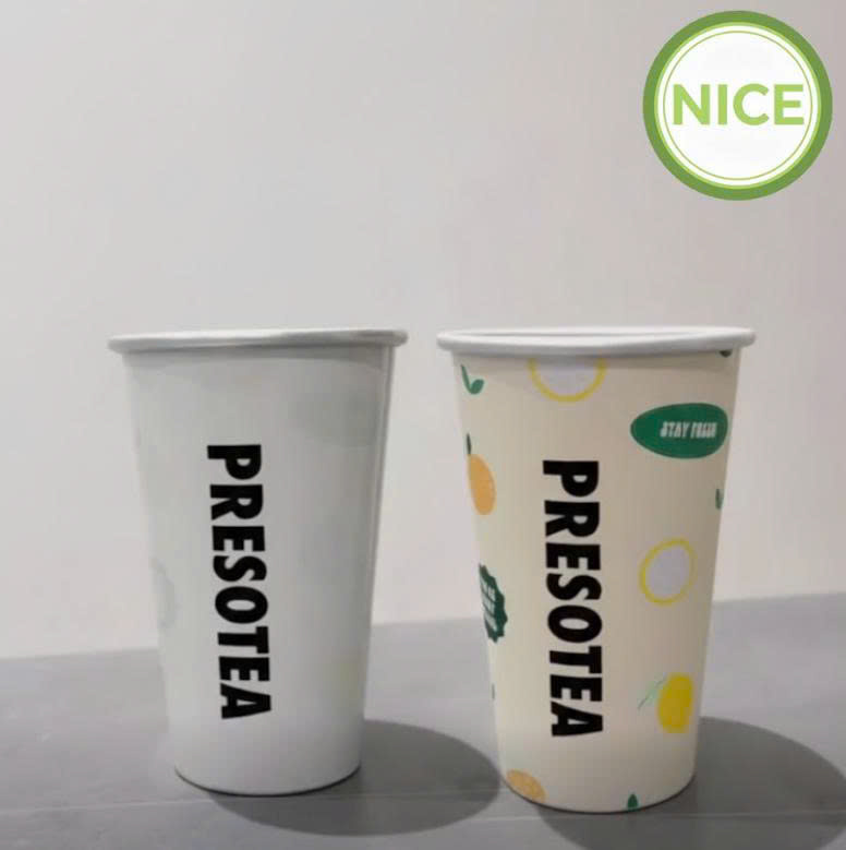 Ly giấy đổi màu Ly giấy đổi màu