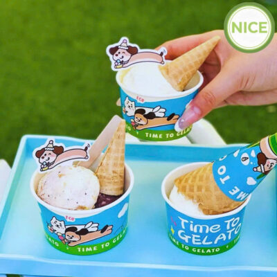 Tô giấy đựng kem Tô giấy đựng kem