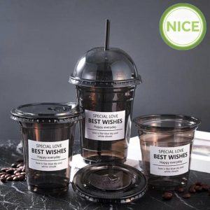 Ly nhựa PET đáy bằng đáy bầu