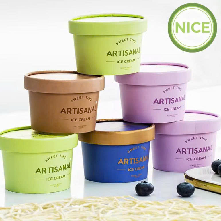 Tô kem nắp giấy Tô kem nắp giấy