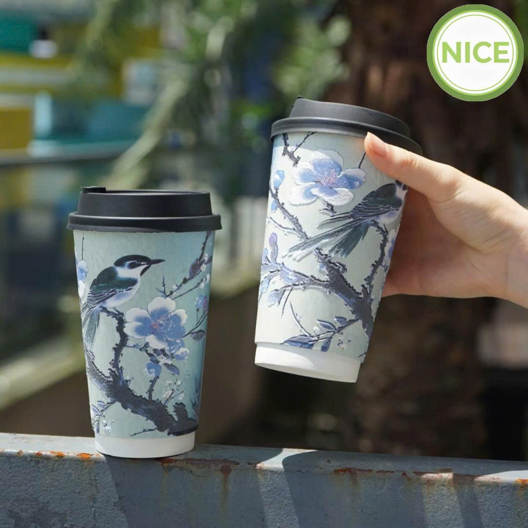 Ly giấy ép nhung Ly giấy ép nhung