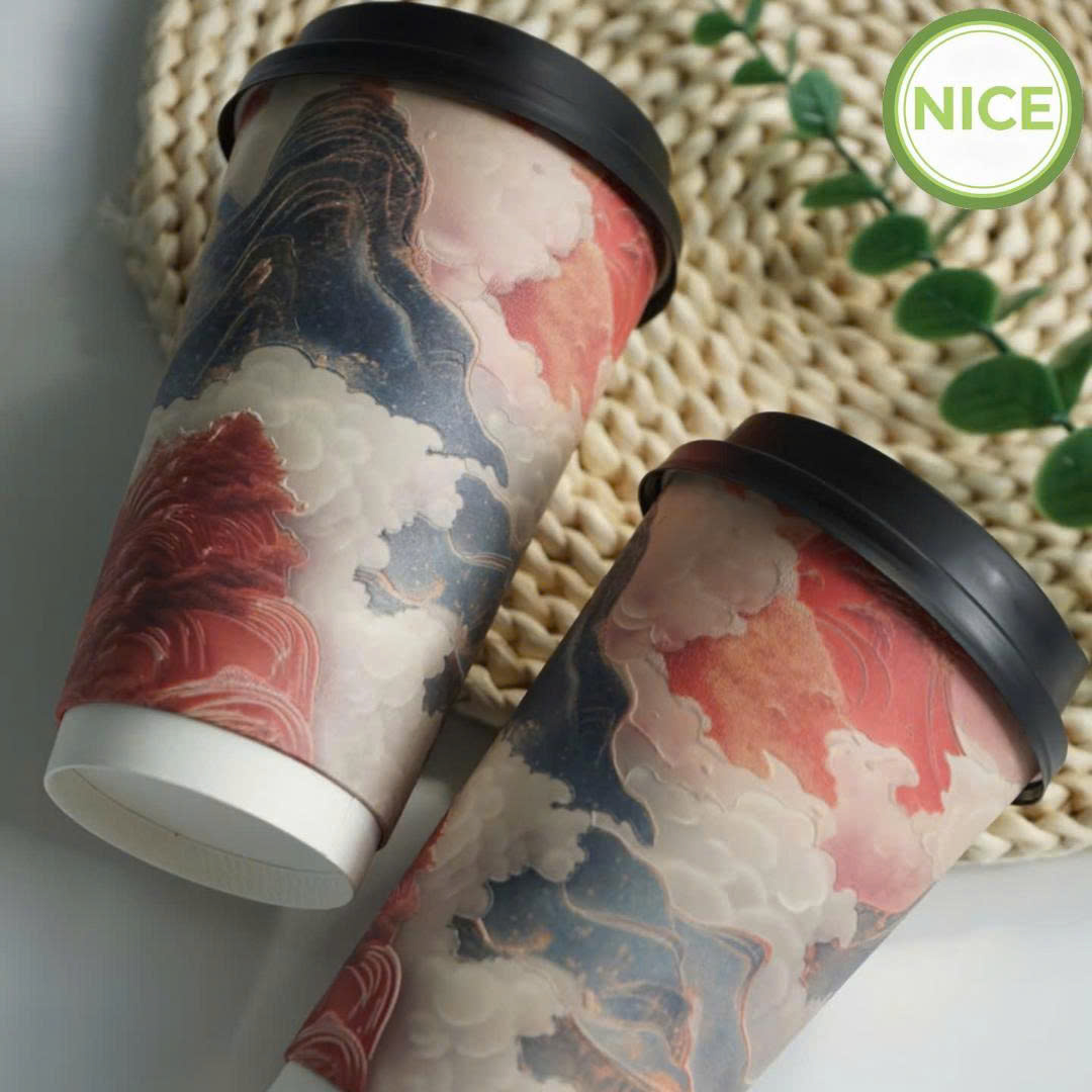 Ly giấy ép nhung Ly giấy ép nhung