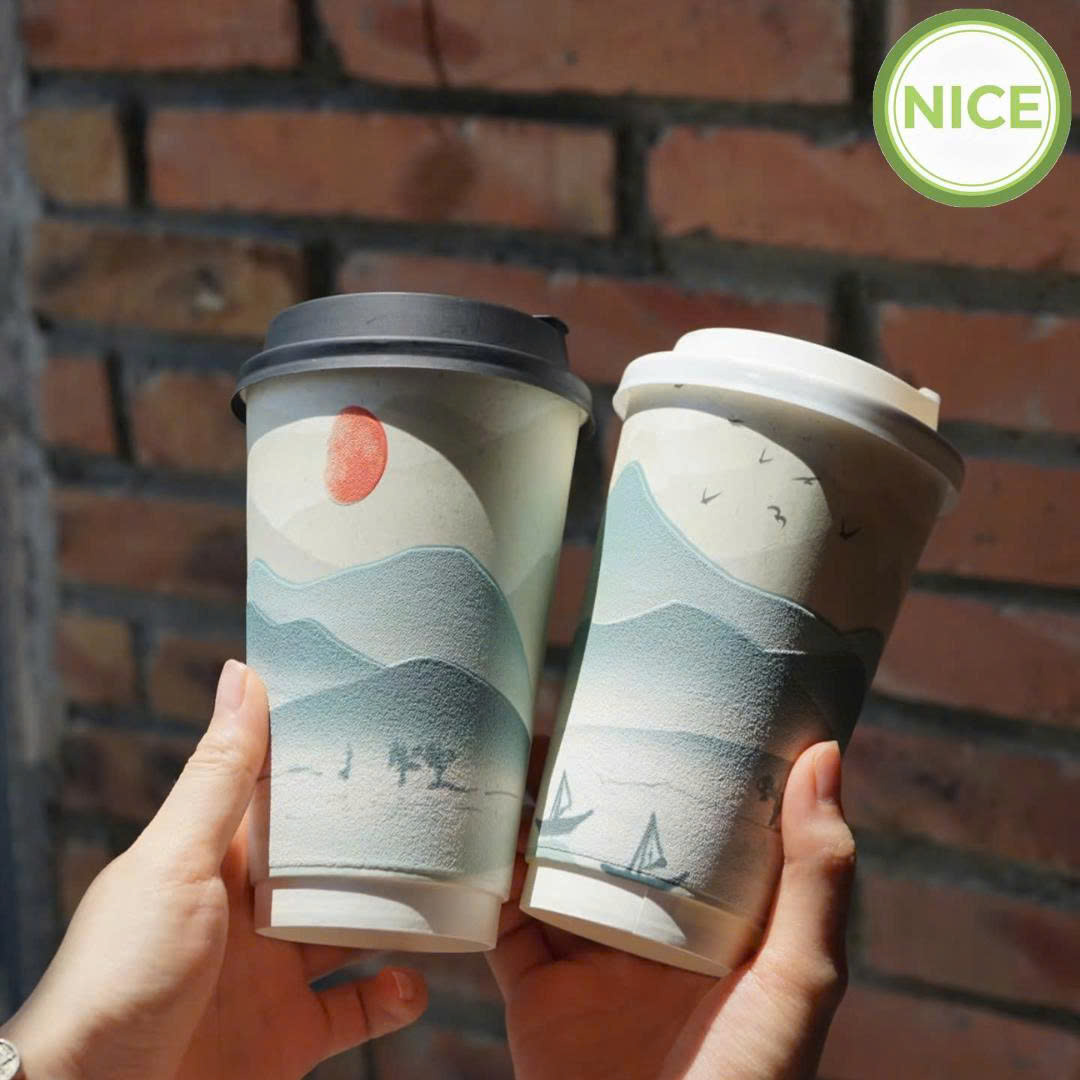 Ly giấy ép nhung Ly giấy ép nhung