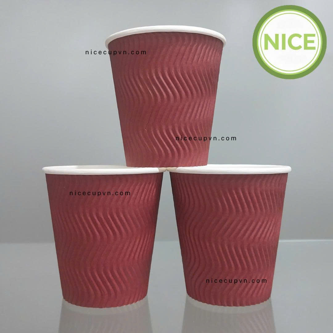 Ly giấy gợn sóng Ly giấy gợn sóng