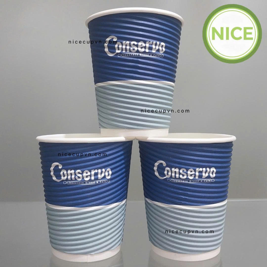 Ly giấy gợn sóng Ly giấy gợn sóng