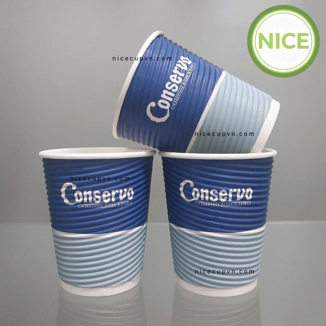 Ly giấy gợn sóng Ly giấy gợn sóng
