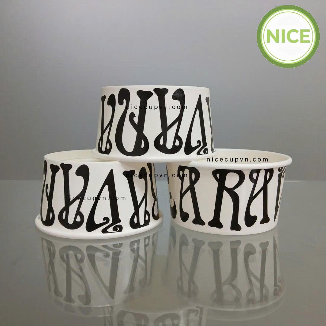 Tô giấy đựng kem