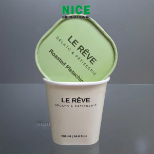 Hộp giấy vuông đựng kem