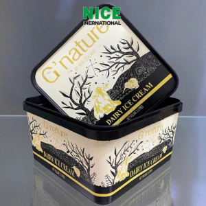 Hộp nhựa vuông đựng kem