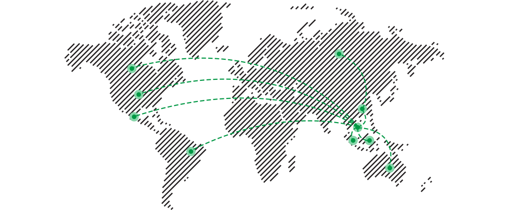 World maps dotted nicecupVN withline 1