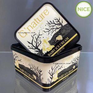 Hộp nhựa vuông đựng kem