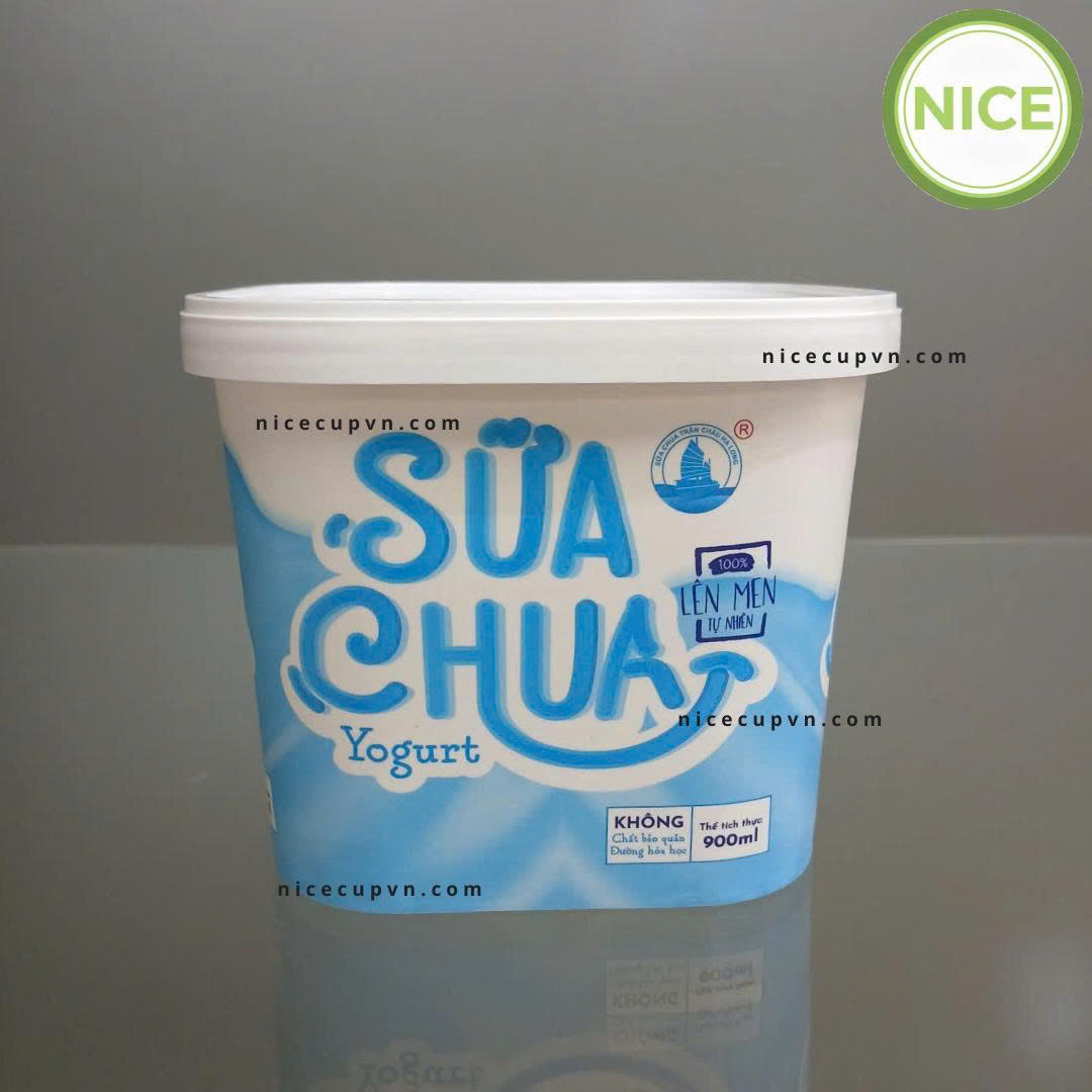 Hộp nhựa vuông đựng kem Hộp nhựa vuông đựng kem