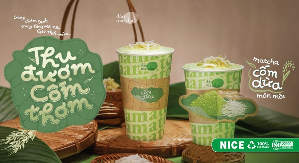 Dao Matcha Thu duom com thom