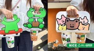 Quai xach ly tra sua Cup Holder