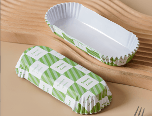 Khuôn giấy đựng bánh 2 Khuôn giấy đựng bánh dạng chữ nhật