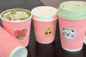 Ly giấy 3 lớp gợn sóng