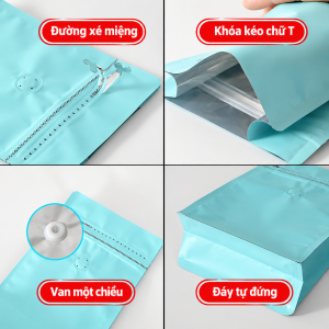 Alternative view of Túi zip đựng cà phê